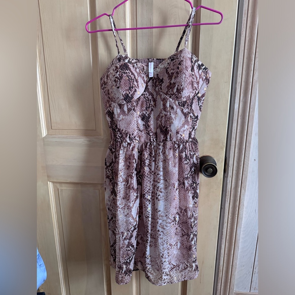 Animal print dress